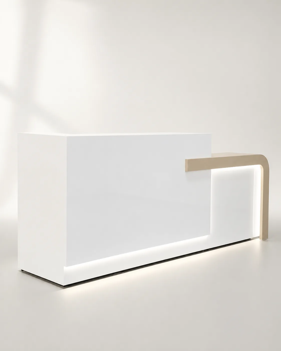 Modern reception counter 02 by Modi Interiors