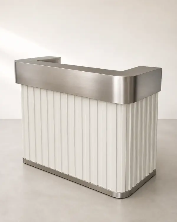 Modern reception counter 07 by Modi Interiors