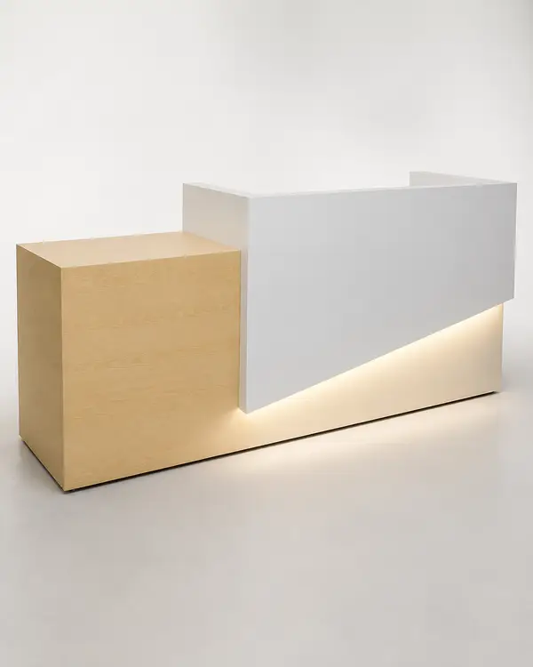 Modern reception counter 15 by Modi Interiors