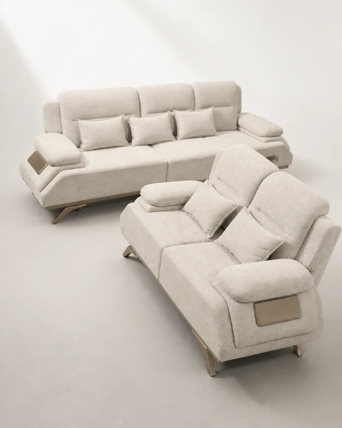 Stone Grey Sectional Pair at Modi Interiors Jagatpura Jaipur