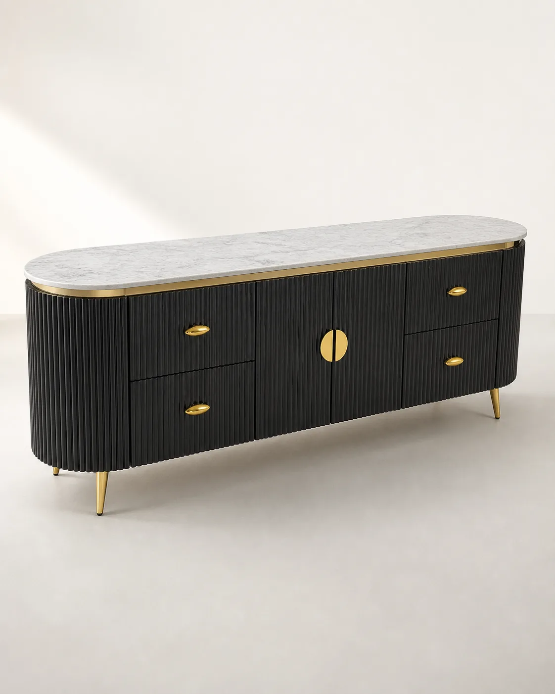 Contemporary TV runner unit 05 by Modi Interiors